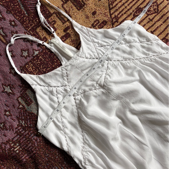 Lulus Easy Honey Ivory Slip Sun Dress Relaxed & Flowy Boho Farmhouse - Medium - Picture 6 of 9